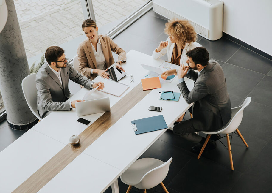 Business team meeting