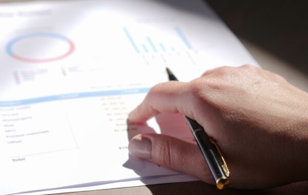 Business planning - charts and plans printed