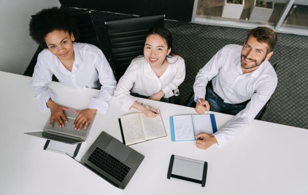 Employees in an office