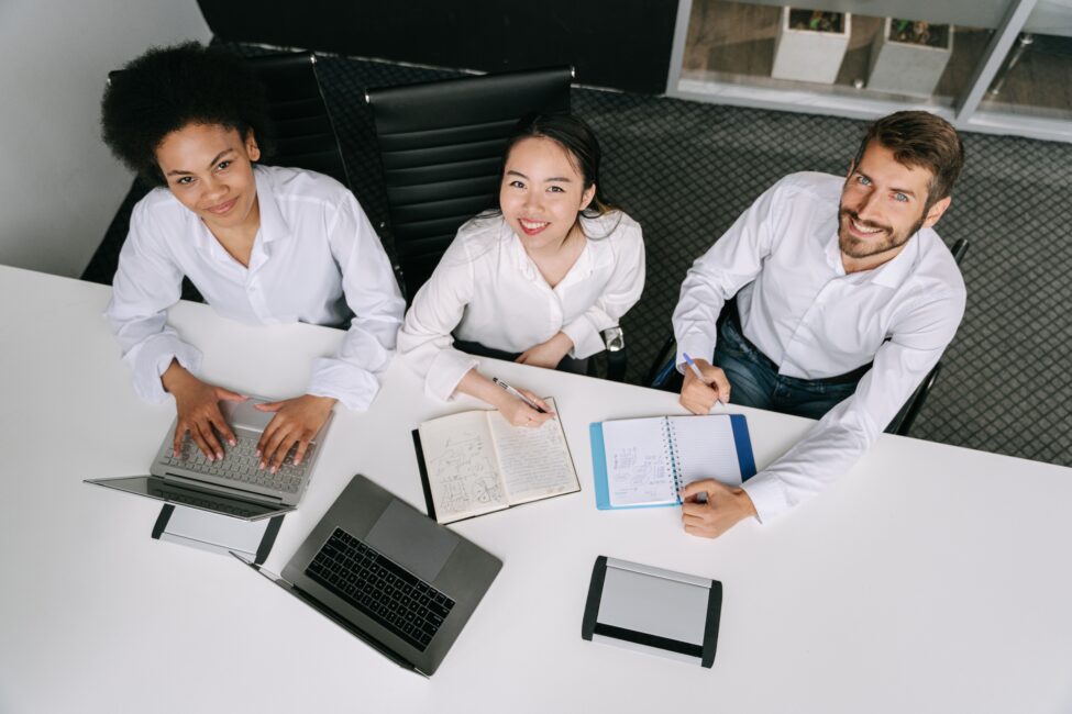 Employees in an office